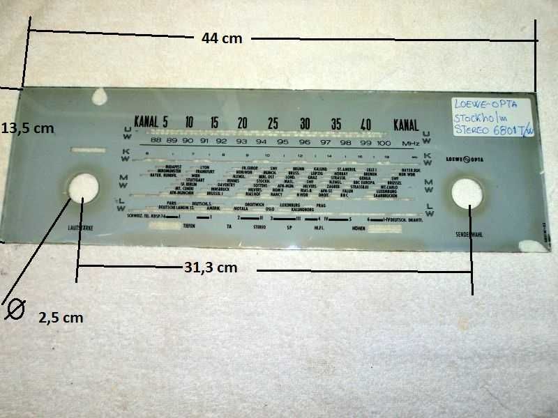 Quadrantes rádios antigos, escalas - Philips Blaupunkt e outras marcas