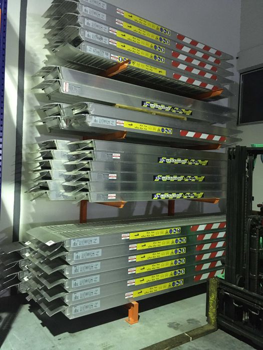 Rampas alumínio para carregar maquinas