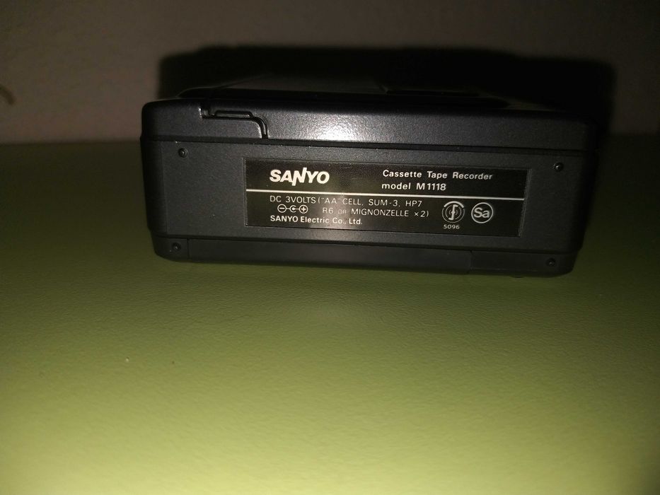 SANYO М 1118 кассетный диктофон (Ретро)