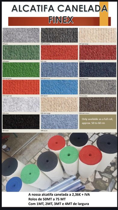 Alcatifa Passadeira de alcatifa finex Ares Resin