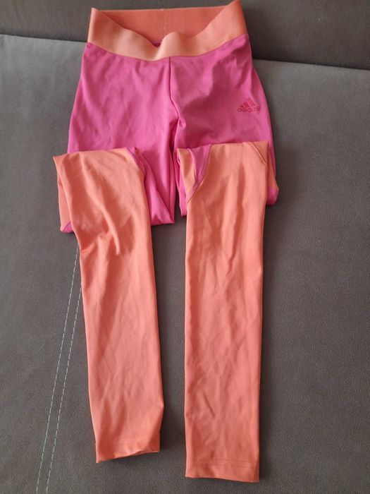 getry addidas rózowo - pomarańczowe 2XS