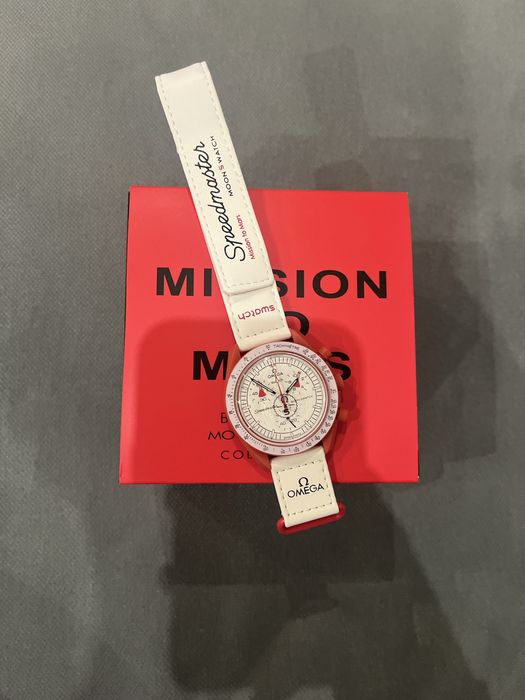 Relógio swatch x omega Mission to mars