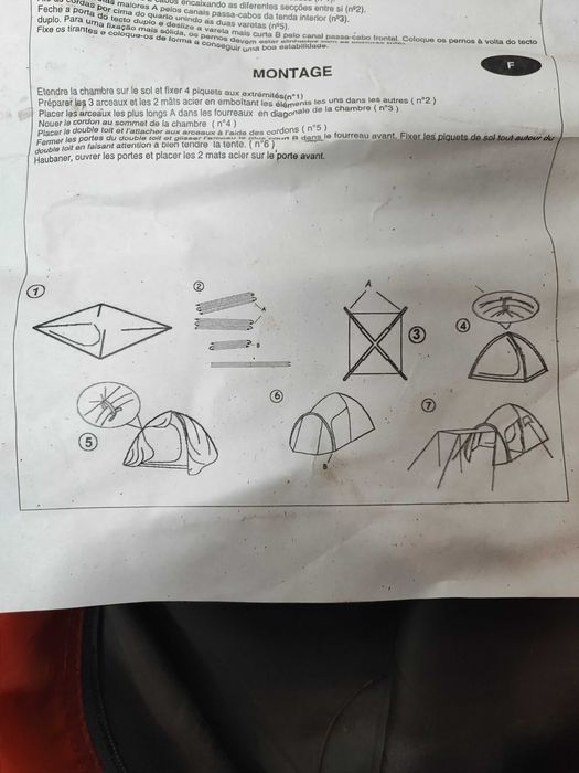 Tenda campismo 4 pessoas