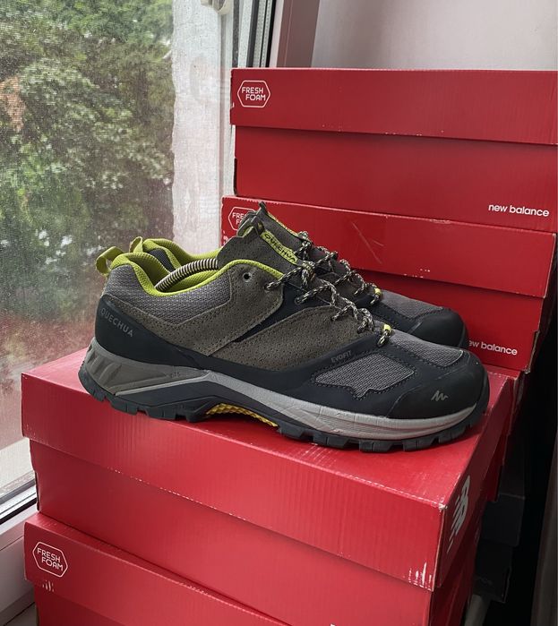 Quechua  43/44 evofit 5+ Gore tex Оригінальні трекінгові кросівки черевики чоловічі для походів туризму Refuge pro gtx moab low olive black