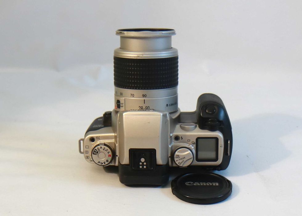 Canon EOS 50E máquina fotográfica analógica (de rolo)