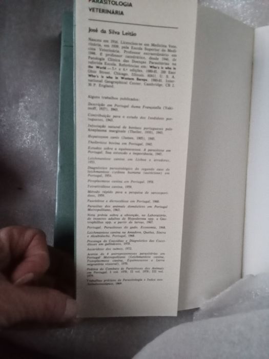 Livro técnico Parasitologia Veterinária