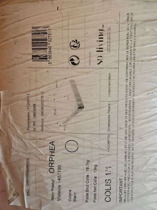 Матрас ортопедичний