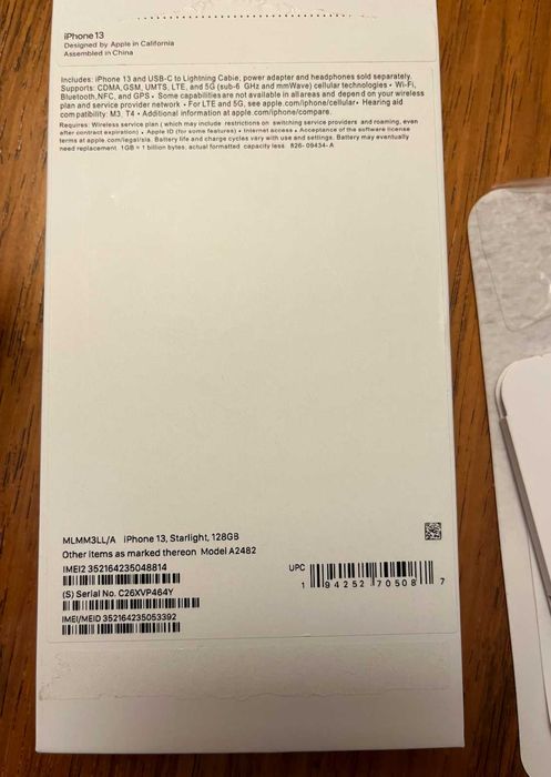 iPhone 13 128 GB (para peças)