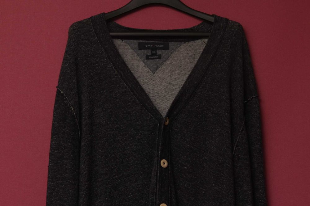 Tommy Hilfiger XXL Linen Cotton блейзер из льна