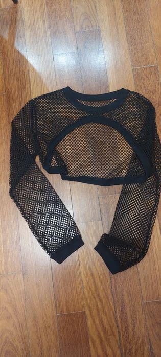 Top damski czarny