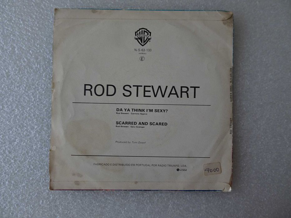 Disco single vinil - Rod Stewart - Da Ya Think I'm Sexy?