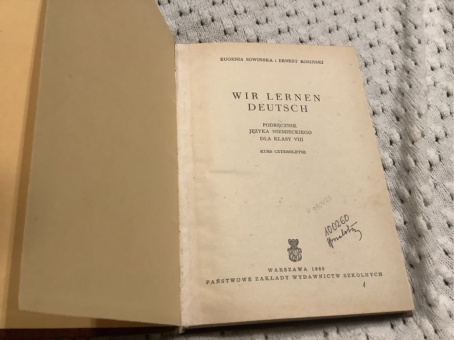 Wir lernen deutsch sowinska rosinski