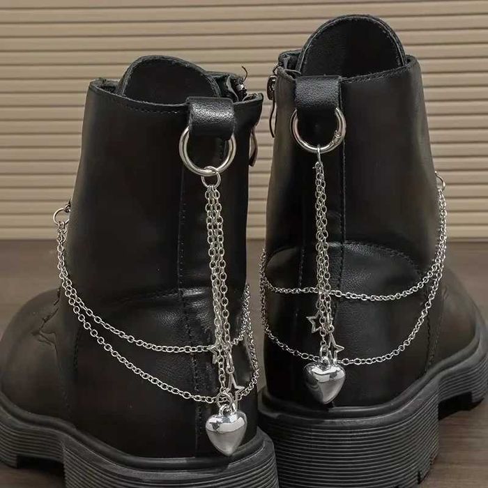 Łańcuch do butów Goth Heart Opium / Y2K