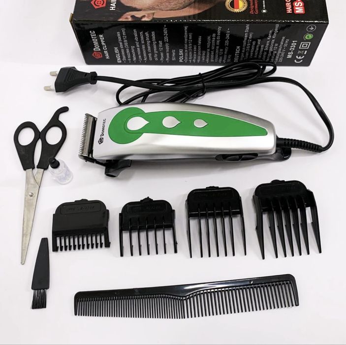 Машинка для стрижки с комплектом. Машинка для стрижки волосся
