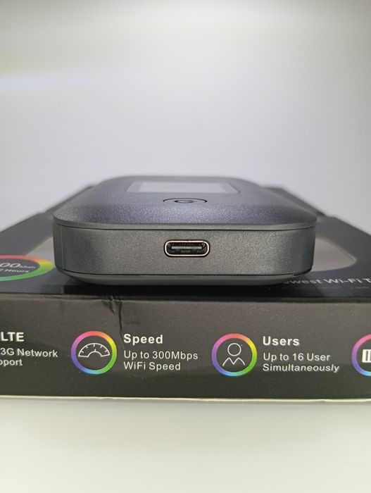 ‼️Портативний‼️модем з LCD-дисплеєм 4G Wi-Fi роутер 3000mAh 300Mbps‼️