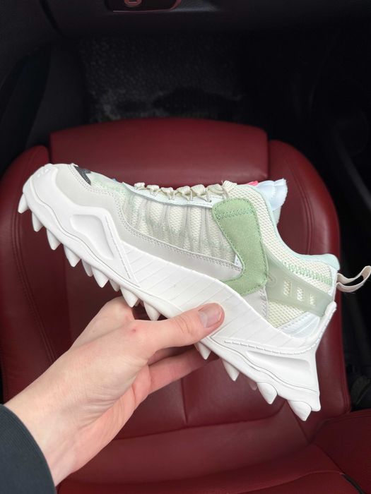 (ОПЛАТА ПІСЛЯ ОГЛЯДУ)Off White Odsy 1000 White Dark Blue Офф Вайт Одсі