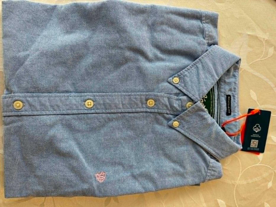 Koszula na krótki rękaw niebieska M - Superdry&Co