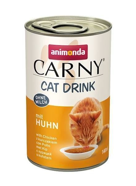 Napój Dla Kota Animonda Carny Cat Drink Kurczak 140ml Uzupełniająca Porcja Mleczna Dla Kotów Każda Wiek Zoojoy