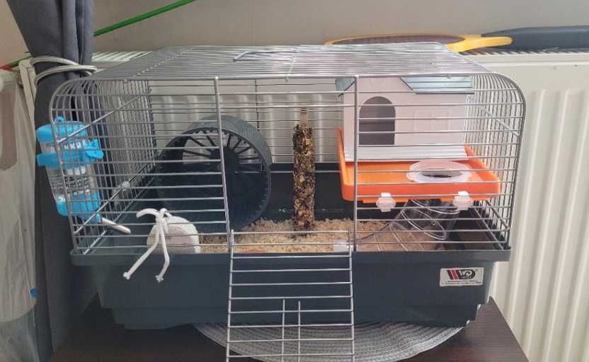 ** NOWA ** KLATKA DLA CHOMIKA MYSZY gryzoni + wyposażenie akcesoria