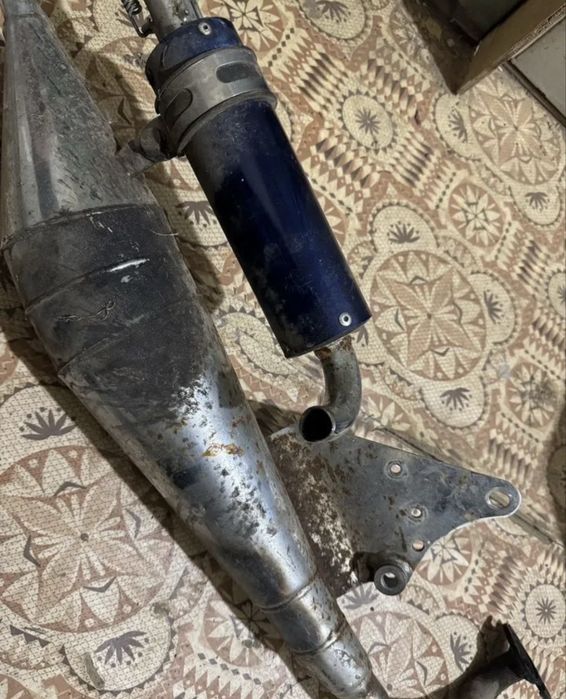 Глушитель на yamaha jog