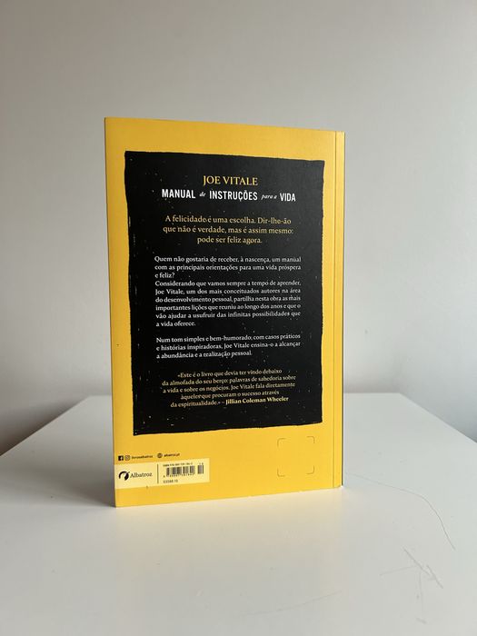 Manual de Instruções Para a Vida de Joe Vitale *Como novo*
