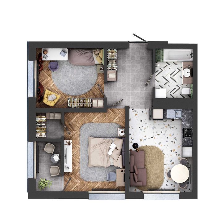 2-кімнатна квартира за адресою вул. Капеланська (площа 68,7 м²) - Atlanta.ua - фото 3