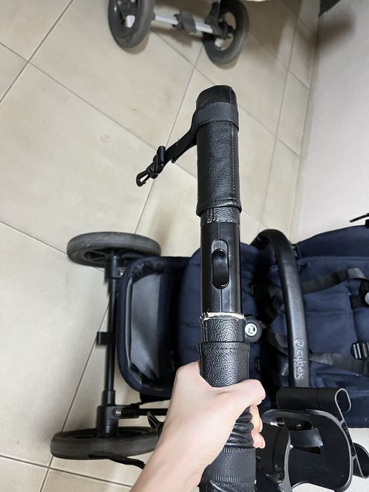 Cybex Priam (шасі + люлька + прогулянка + адаптери до АК + дощовик)