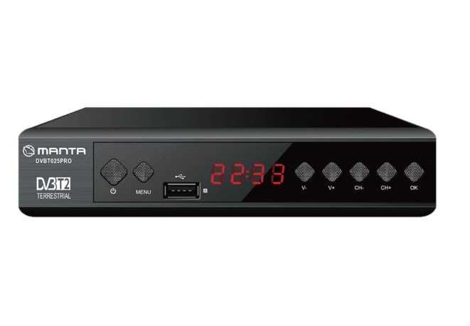 Dekoder Tuner TV Manta Dvbt 025 Pro (DVB-T2)