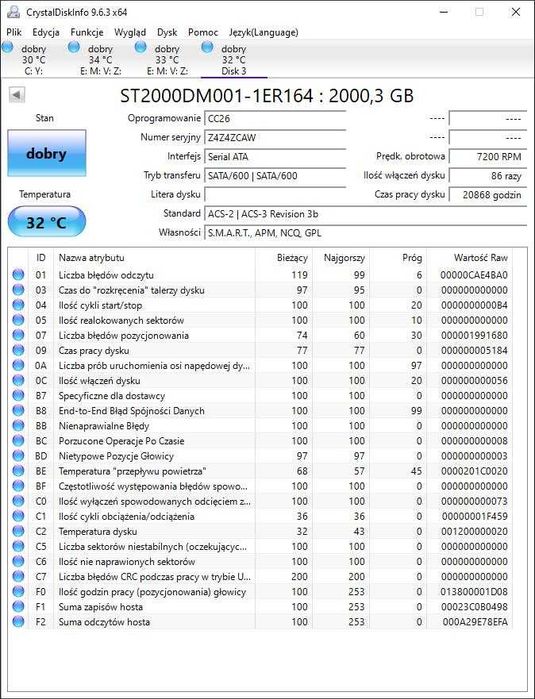 Dysk SEAGATE Desktop HDD 2TB ST2000DM001 OKAZJA!!!