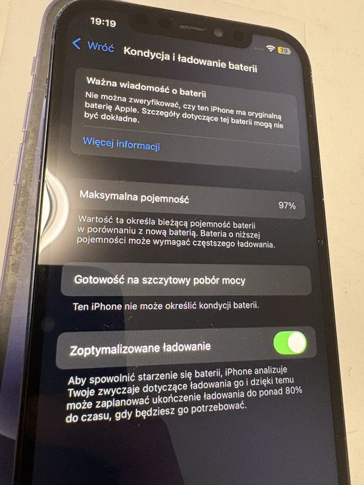 iPhone 12 64gb sprawny IOS 18.7 !!!