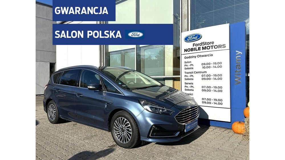 Ford S-Max 2.0 EcoBlue 190 KM / TITANIUM / 7os / 1 właściciel / Hak