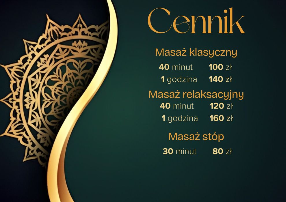 Masaż z dojazdem Jelenia Góra