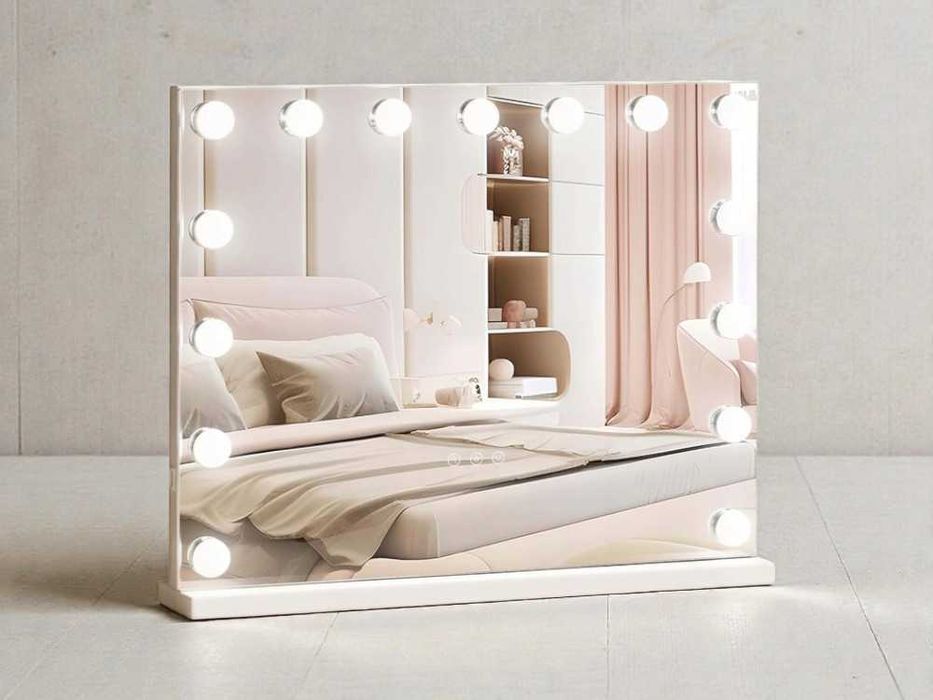 Lustro do makijażu LED z Regulacją – Idealne Światło do Makijażu