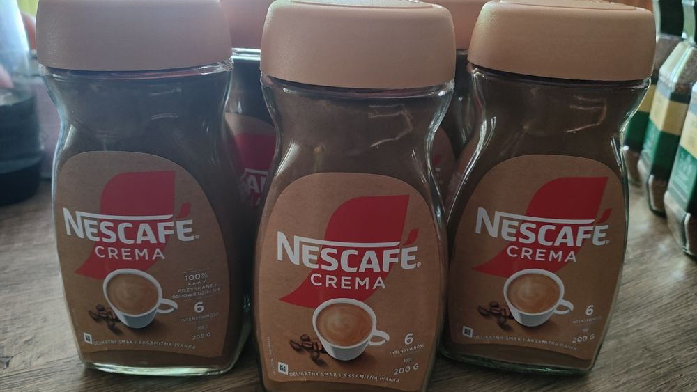 Kawa Nescafe Crema 1KG ,5x200 długa data ważności