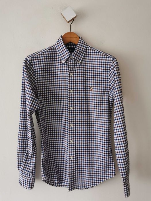 Ralph Lauren koszula w kratkę elegancka sportowa IDEAŁ ORYGINAŁ XS/S