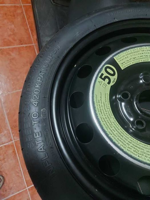 Jante com Pneu Suplente para grupo VW, Jante 16