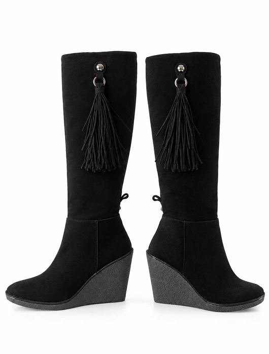 Botas cano alto - Camurça - Novas - PONS QUINTANA