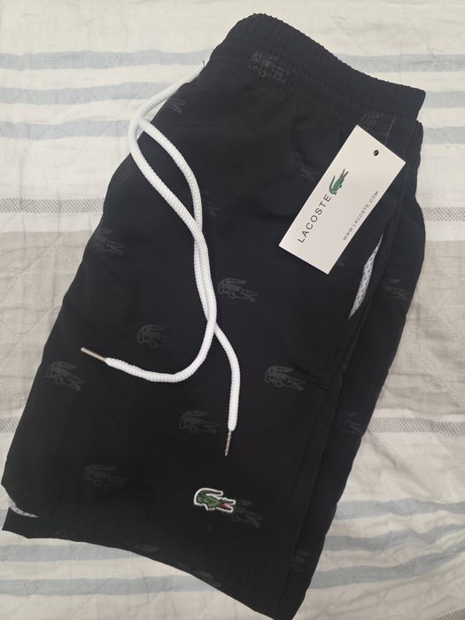 Calções de banho Lacoste preto novo