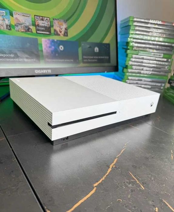 Xbox One S 1TB | З Дисководом| 2 джойстика | Готовий до гри комплект!