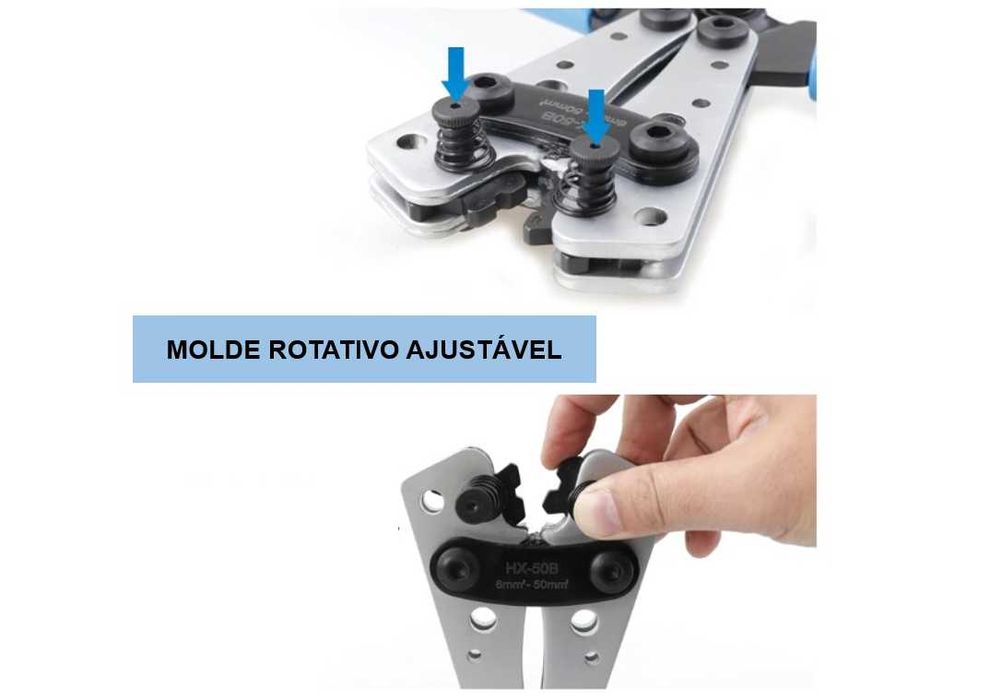 Alicate de Cravar Terminais Profissional com Lote de 60 Terminais
