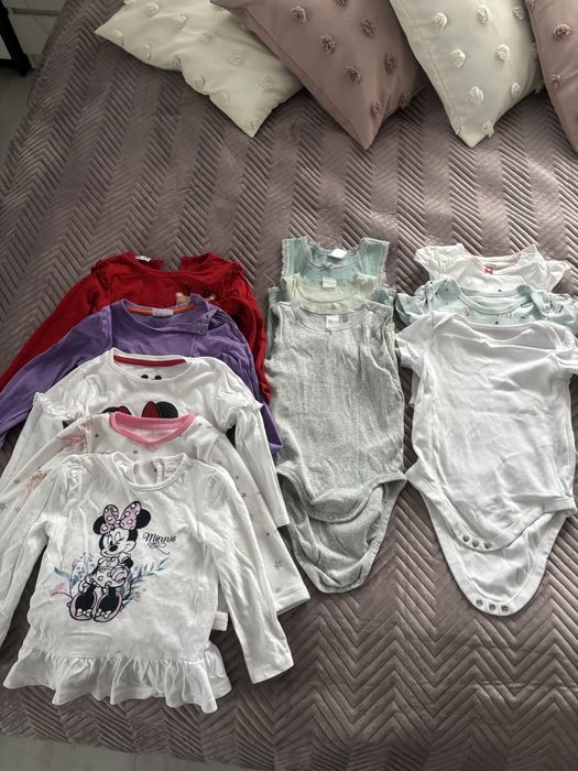 Body 86 cm bluzki paka