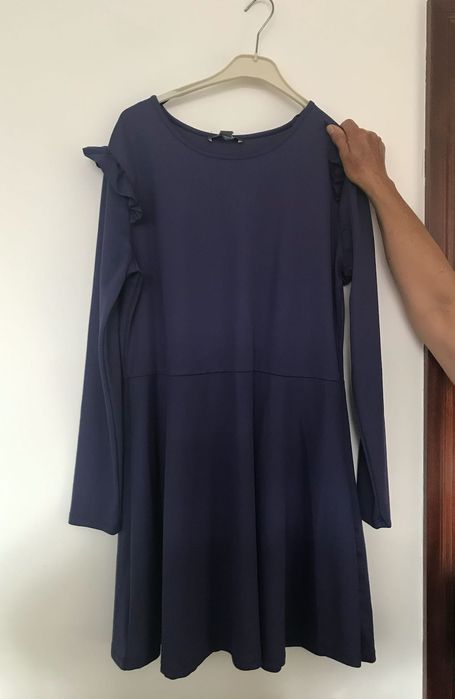 Vestido Azul Escuro Novo