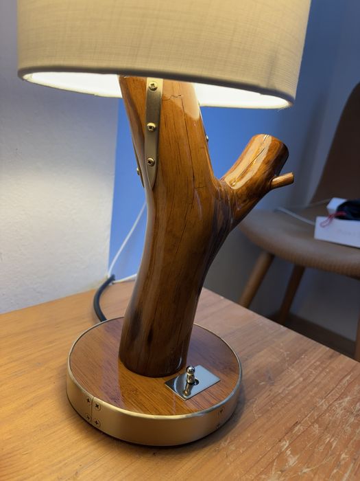 Lampa stołowa (nocna) kraftowa