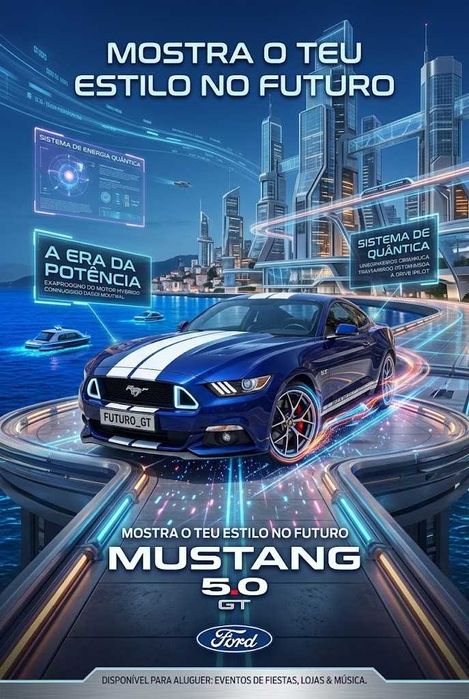 Serviço de aluguer de viatura automóvel - Ford Mustang