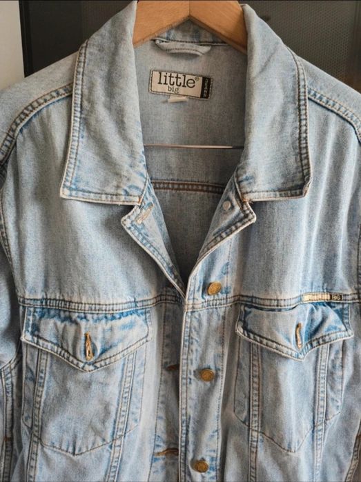 Kurtka jeansowa r.42 bawełniana jasny jeans wiosenna