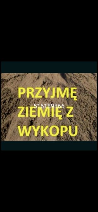Ziemia z wykopu Piasek