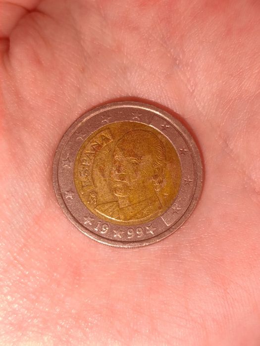два євро 1999 викарбуваний у мадриді