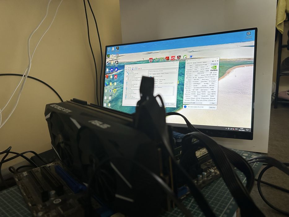 Напів робоча! RTX 2080 8GB Asus Dual Відеокарта