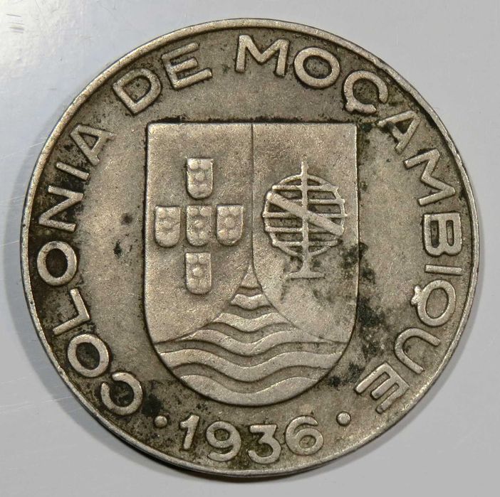 Moçambique Portugues 1 Escudo 1936 MBC