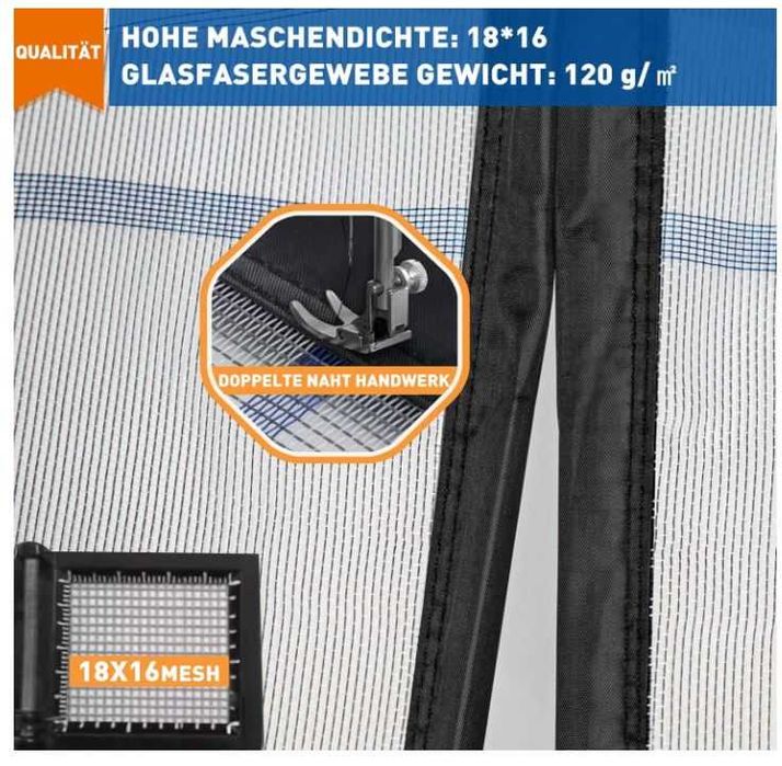 Magnetyczna moskitiera do drzwi 210x90cm